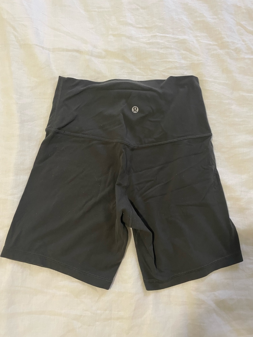 lululemon athletica align grey biker Shorts